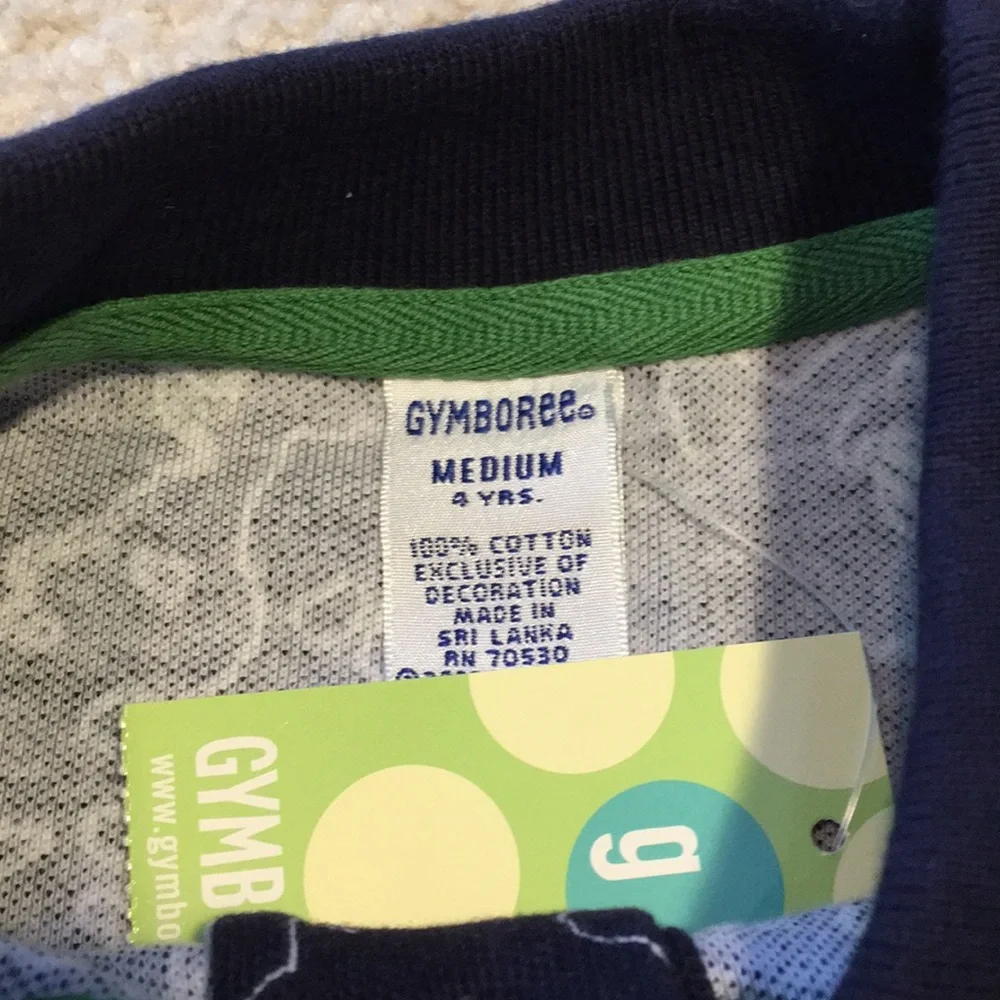 NWT Gymboree polo long sleeve shirt
